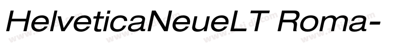HelveticaNeueLT Roma字体转换